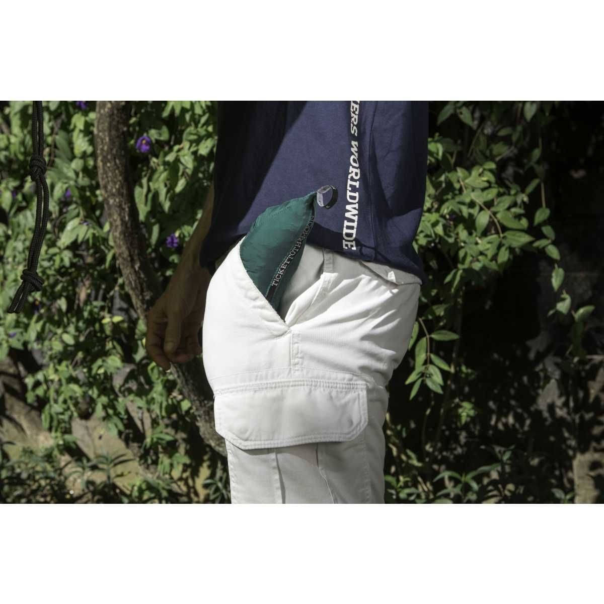 TICKET TO THE MOON Lightest Hammock Haengematte Forest Green inkl. Nautical Ropes - TMLR51 TMROPE