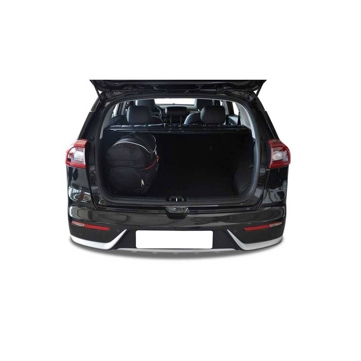 KJUST Kofferraum Taschen Set fuer KIA NIRO PHEV ab Bj. 2017 3er-Set - 7022045