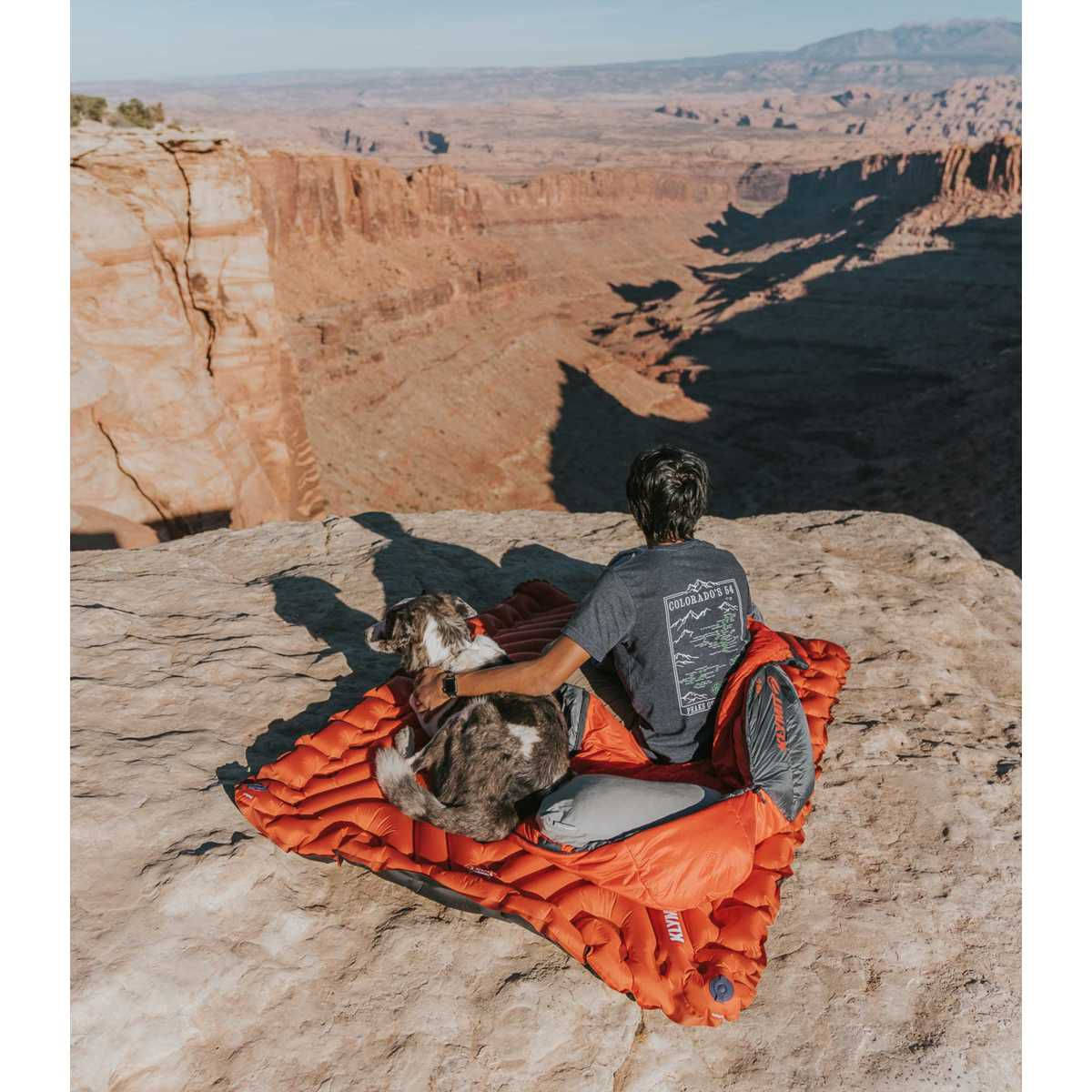 KLYMIT Insulated Double V Isomatte Orange - 06IDOR02E