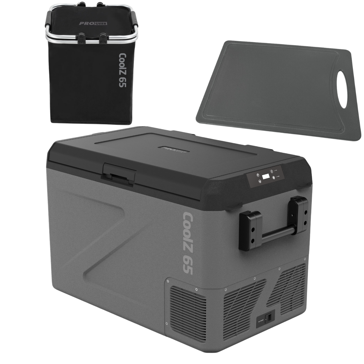 PRO USER Kompressor Kuehlbox CoolZ 65- 12-24-230 V- 65 L - 20412