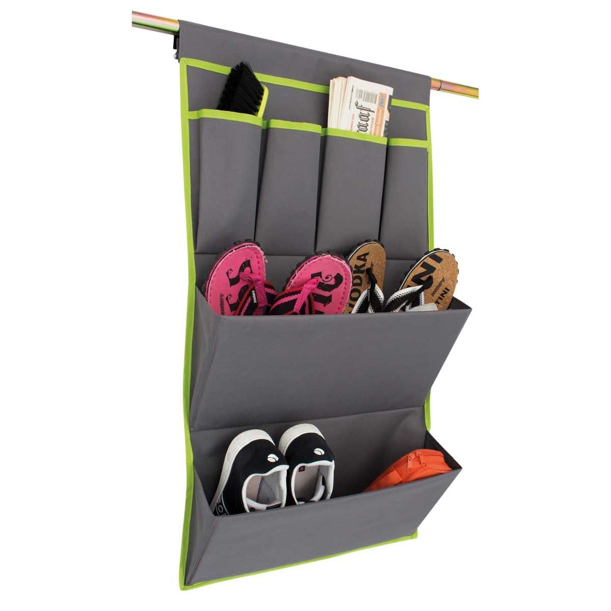 EuroTrail Organizer BRISTOL L 48 x 80 cm Dunkelgrau-Lime - ETAC0301-0417