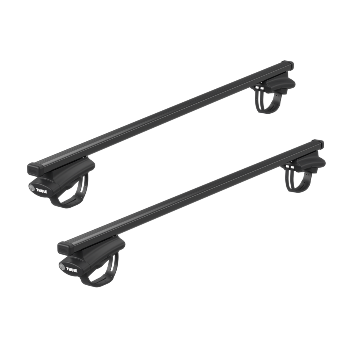 Kompletter THULE Dachtraeger mit SquareBar Stahl Vierkantprofilen