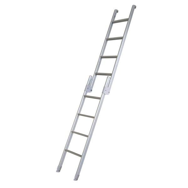 CTA faltbare Alu-Alkovenleiter, 8 Stufen, 208 cm, passend für Fiat Ducato, MB Sprinter, VW Crafter CTA faltbare Alu-Alkovenleiter- 8 Stufen- 208 cm- passend fuer Fiat Ducato- MB Sprinter- VW Crafter – Hersteller-Art-Nr. 9SA0209210A12AM