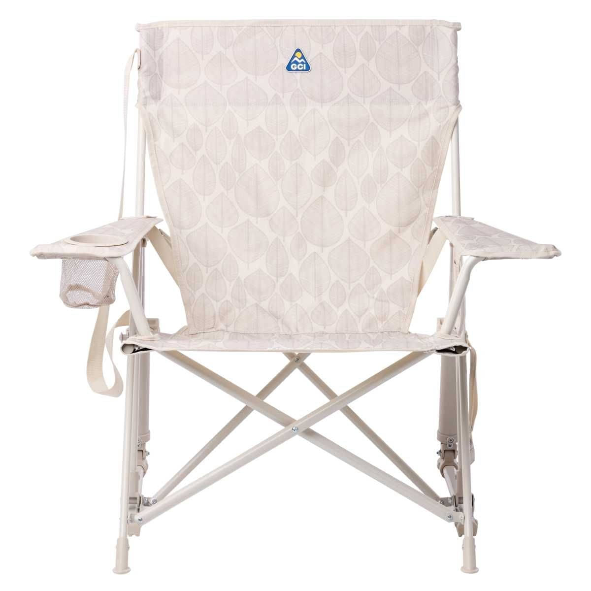 GCI faltbarer Schaukelstuhl Kickback Rocker Leaf Soft Neutral - 410321