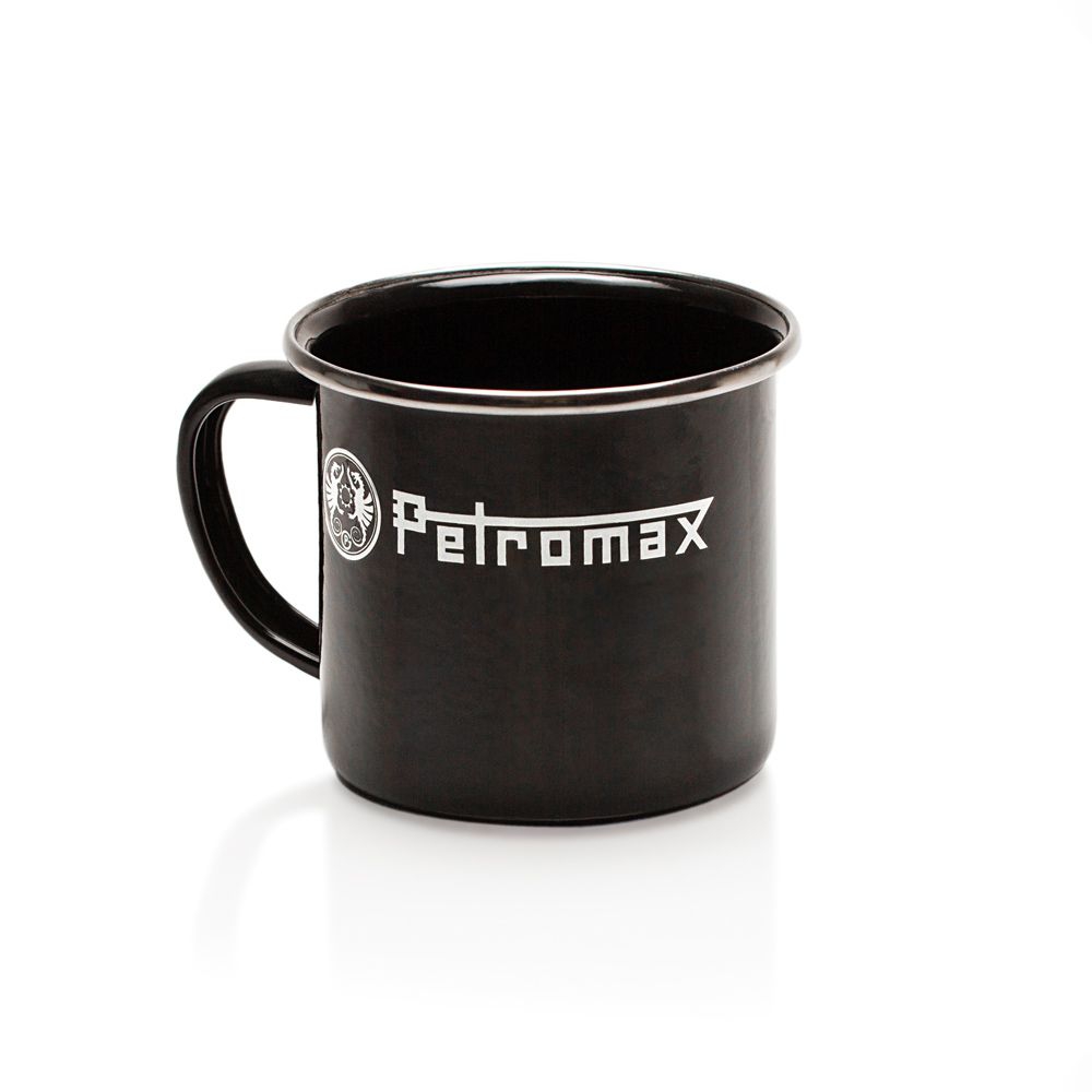 PETROMAX Emaille Becher schwarz - px-mug-s