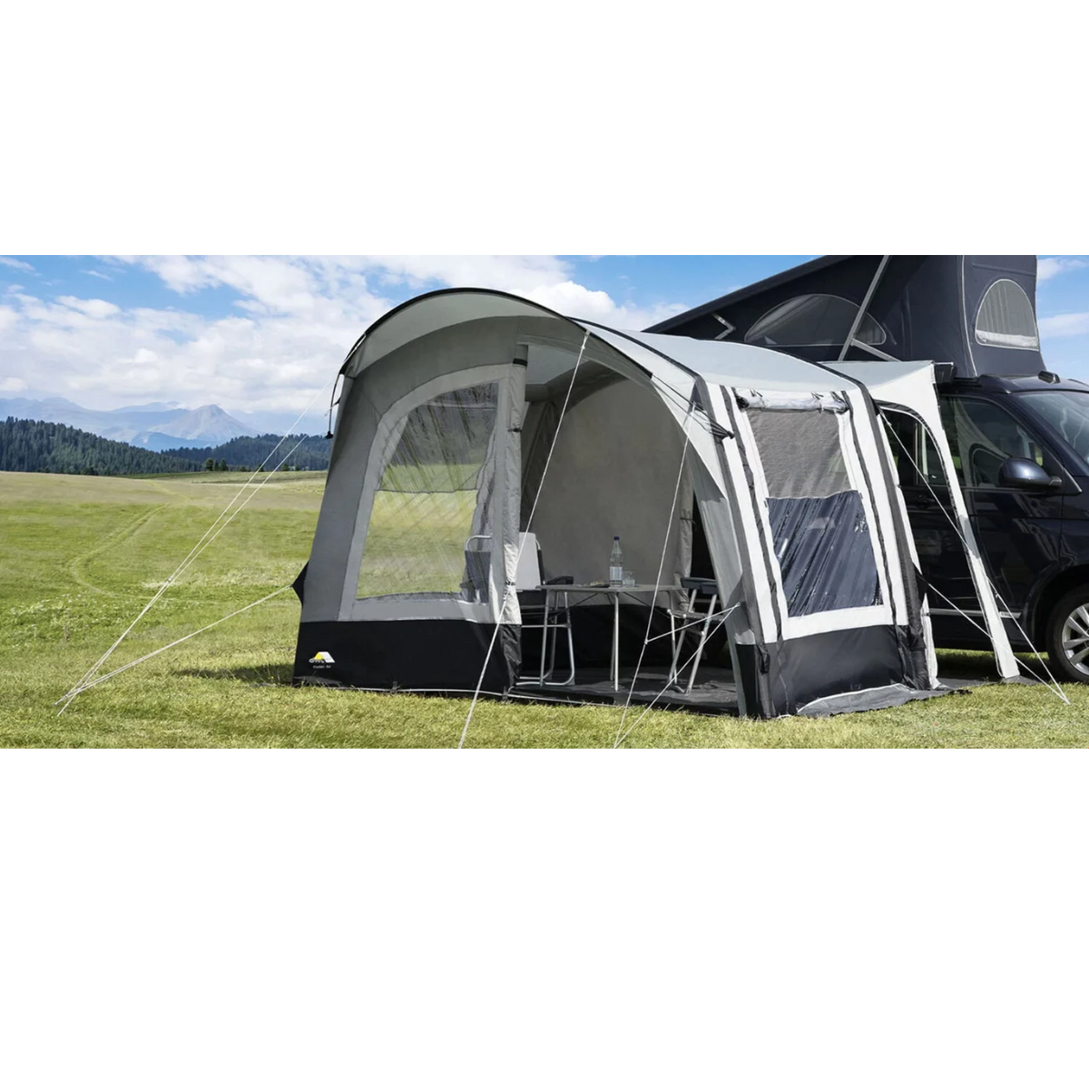 DWT aufblasbares Bus-Vorzelt RODEO AIR 320 x 200-100 cm Anbauhoehe 180-220 cm - 2110100