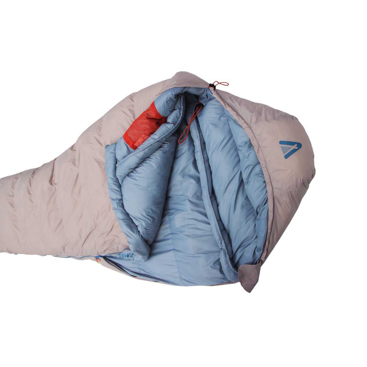 TAMBU NARAM Mumienschlafsack 1525 g Graublau - 20211006