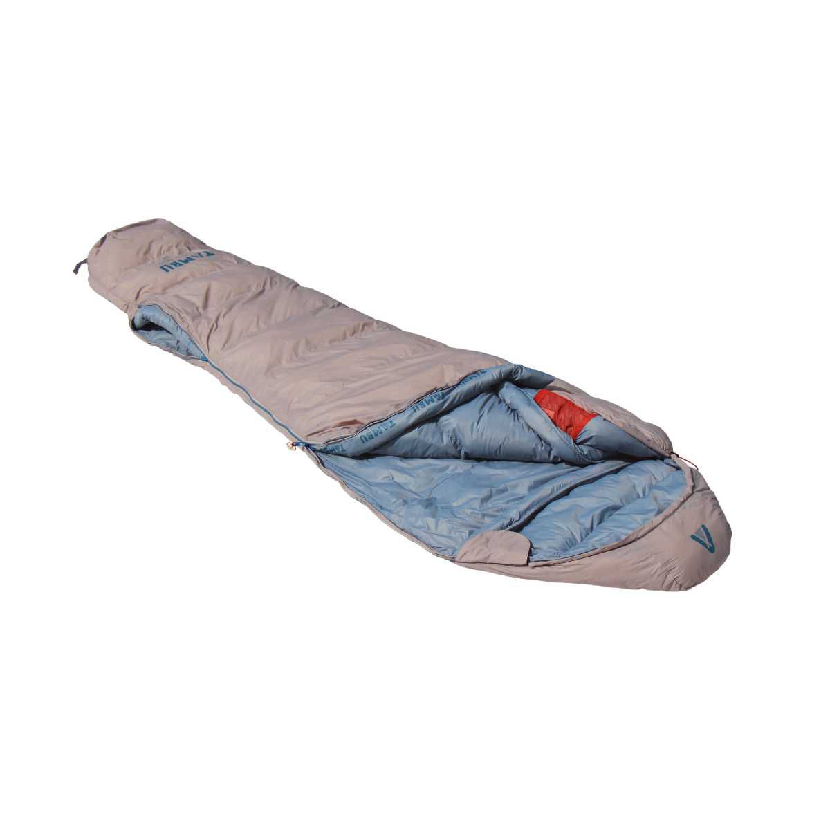 TAMBU NARAM Mumienschlafsack 1525 g Graublau - 20211006