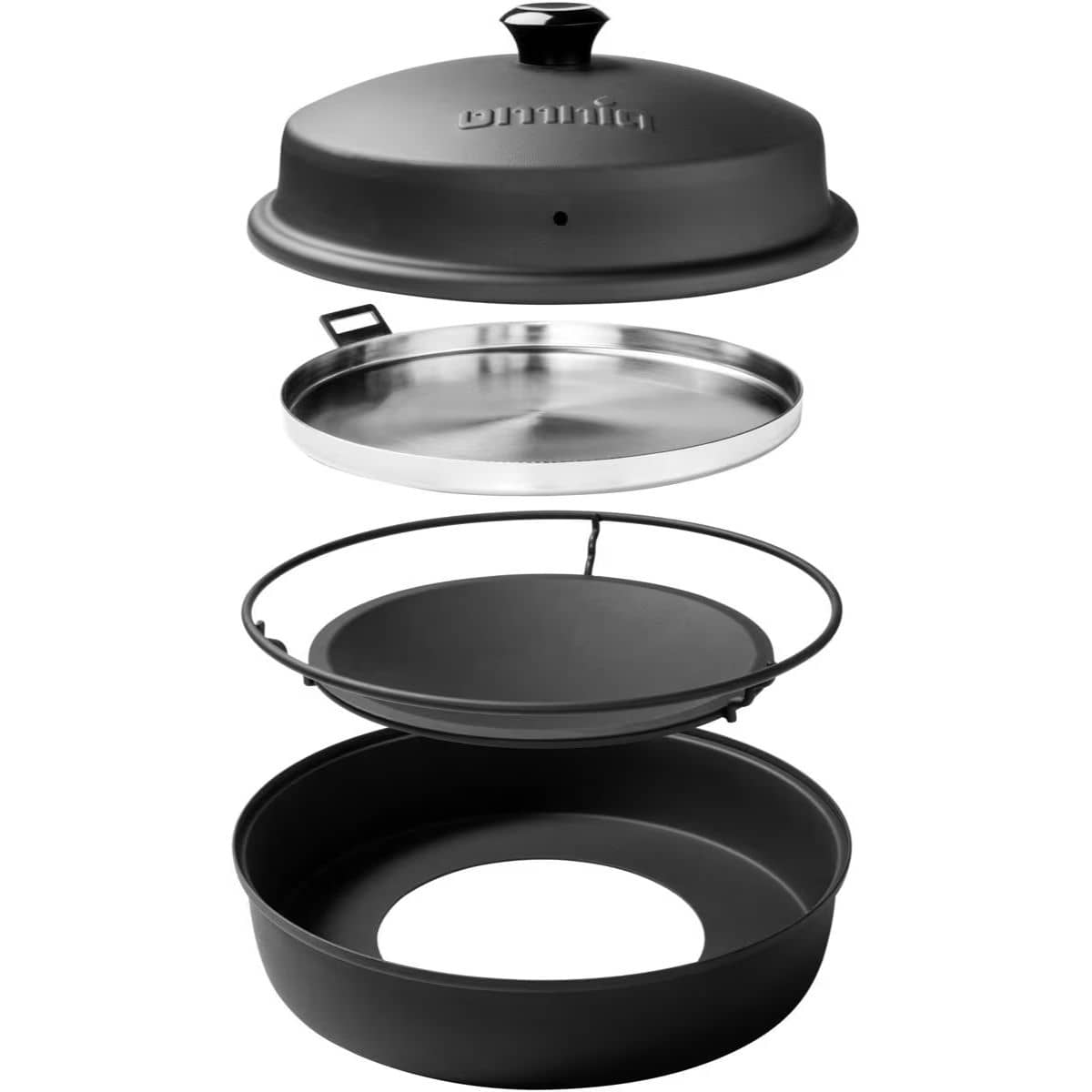 OMNIA Stovetop Pizzaofen Schwarz - 1004