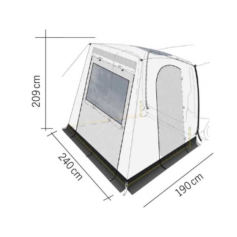 REIMO TENT Heckzelt VW CADDY 5 PREMIUM fuer VW Caddy 5 ab Bj. 2021 - 937911