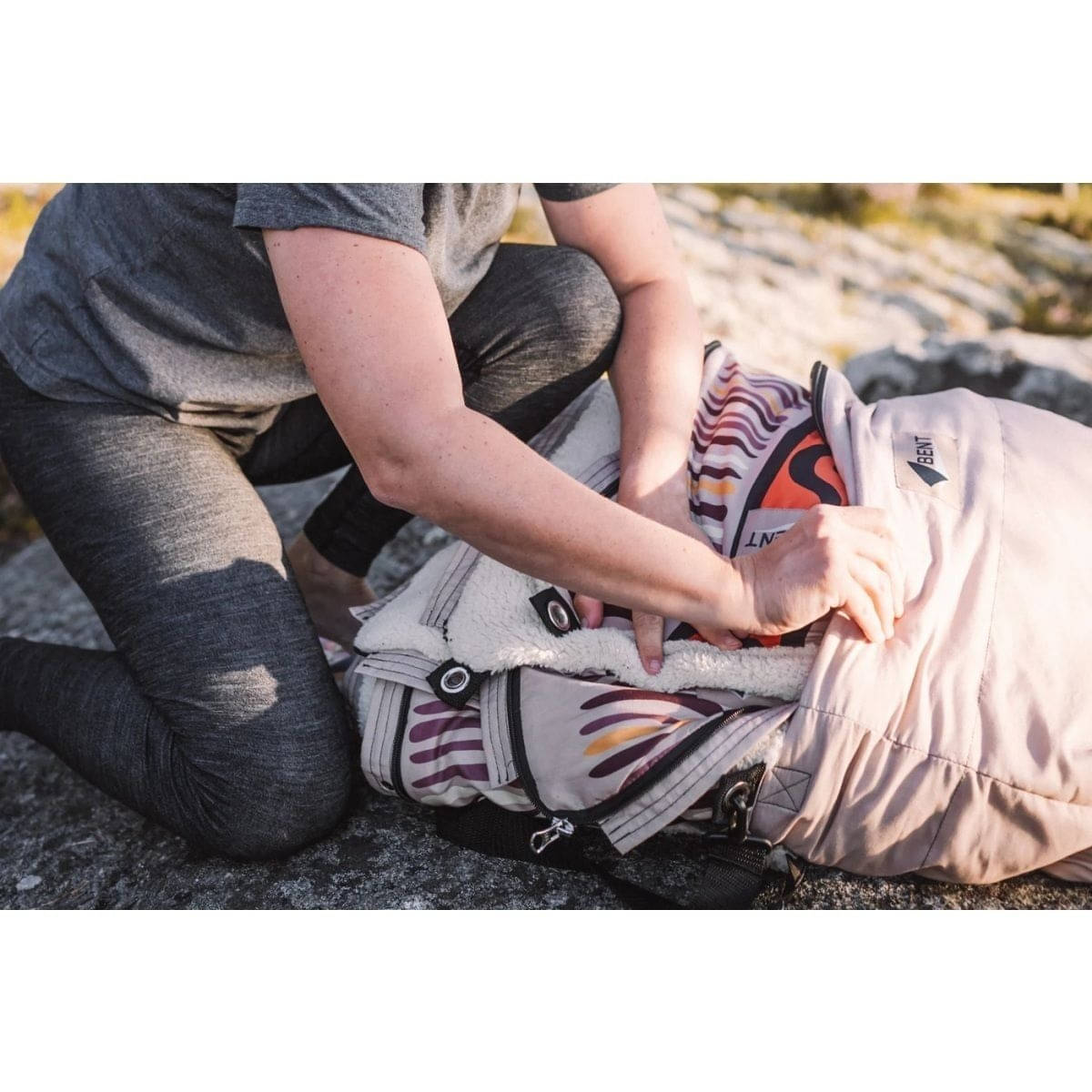 BENT Bentcho Schlafsack Decke New Zealand Design Sun Print - 50156