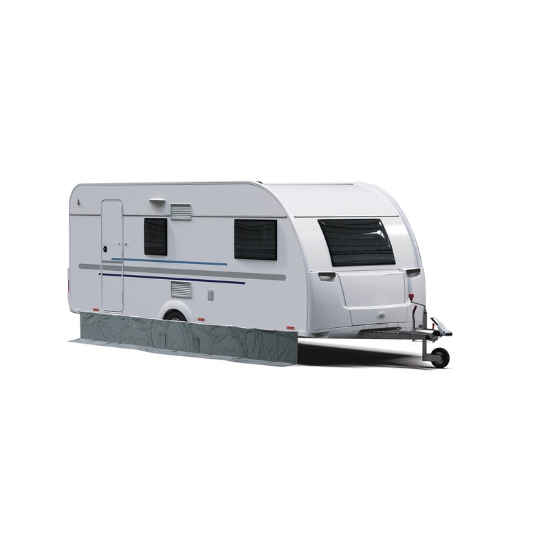 REIMO TENT Bodenschuerze Wohnwagen 600 x 45 cm Hellgrau - 90599