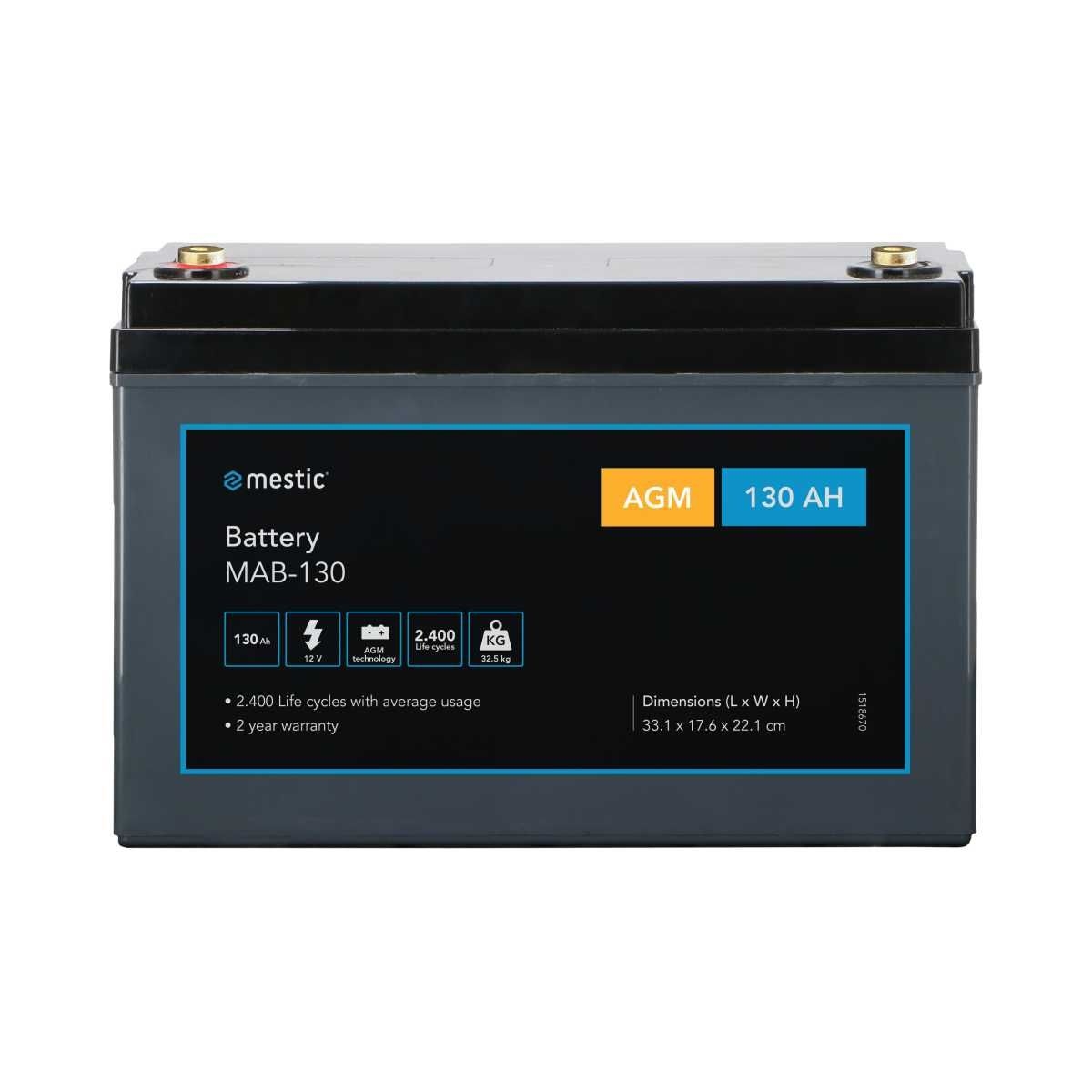MESTIC AGM-Batterie MAB-130 - 1518670