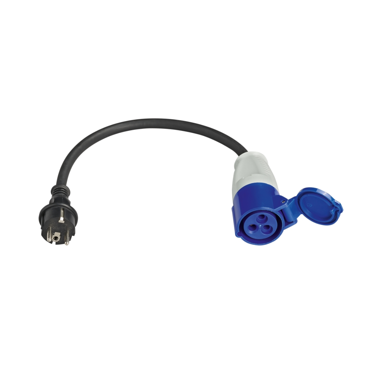 CEE Adapterkabel 0-4 m Schuko Stecker - CEE Kupplung