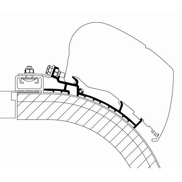 THULE Adapter Rapido Distinction 500 cm fuer Markise 6300 9200 301764