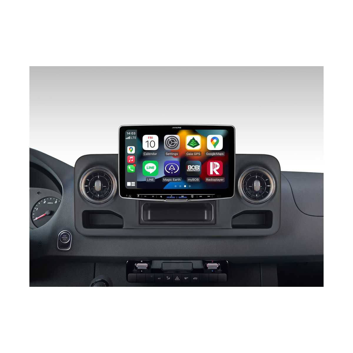 ALPINE HALO 11 Digital-Media-Station MB Sprinter 907-910 iLX-F115S907