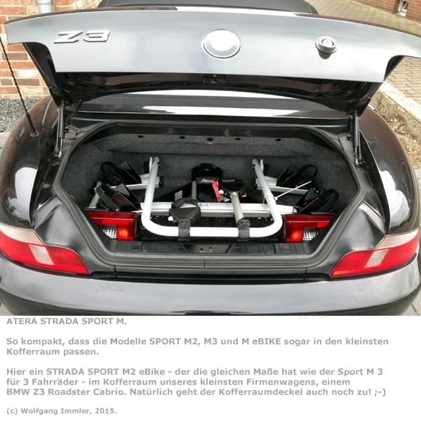 ATERA STRADA e-BIKE für 2 Elektroräder 022698 Black Edition - geprüfte B-Ware ATERA STRADA e-BIKE fuer 2 Elektroraeder 022698 Black Edition- Fahrradtraeger fuer die Anhaengerkupplung von ATERA aus dem Allgaeu