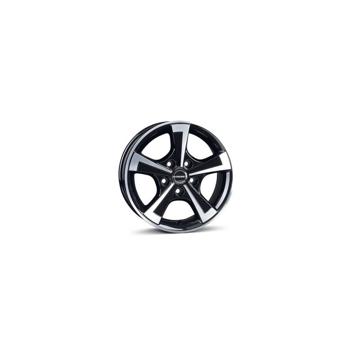 BORBET Alufelge CWT black polished glossy 15 Zoll fuer Wohnwagen - CWT 60530112566-5BPG