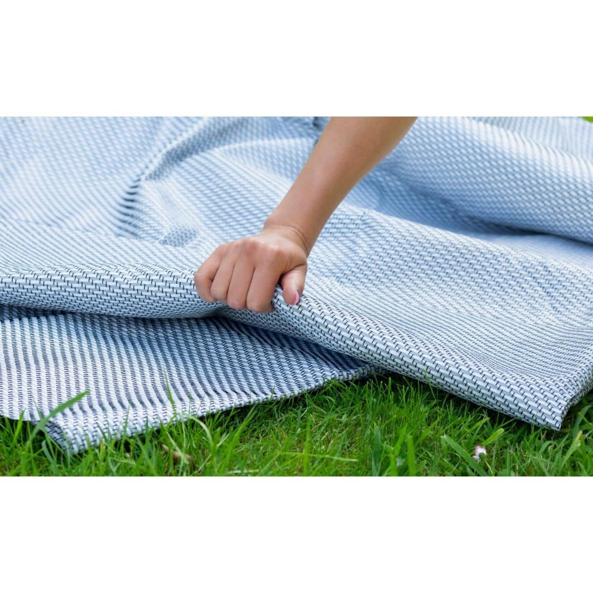 DOREMA voortenttapijt Starlon Mountain Grey, 240x800 cm DOREMA Vorzeltteppich Starlon Mountain Grey- 240x800 cm - 46004