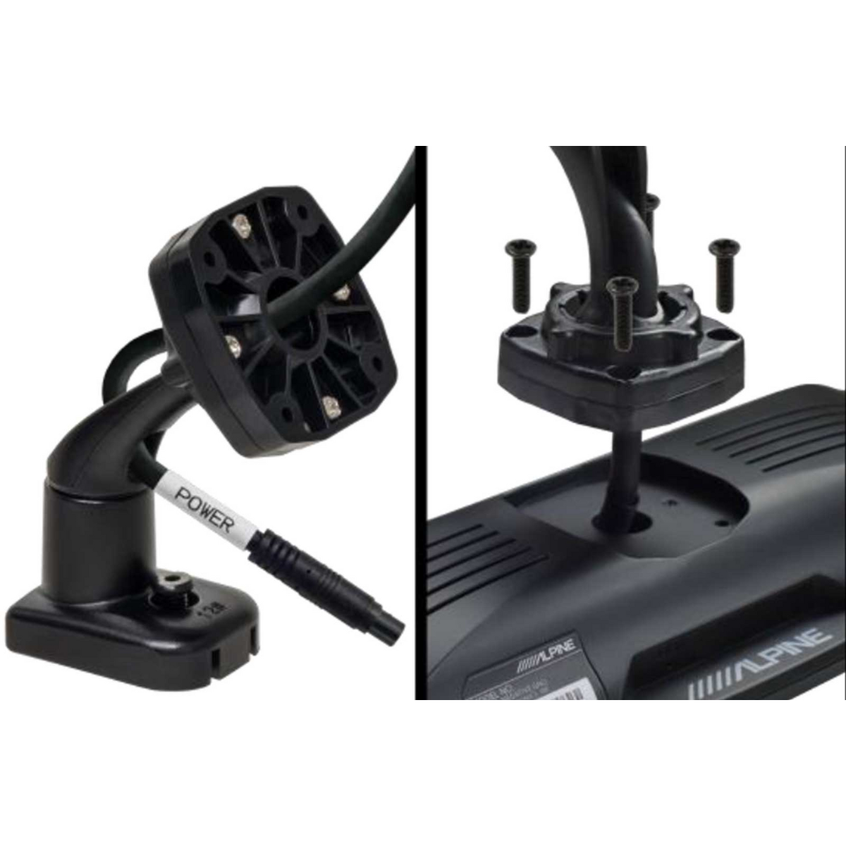 ALPINE Freeview Universal Spiegelhalter für Alpine DME-R 1200 ALPINE Freeview Universal Spiegelhalter fuer Alpine DME-R 1200 - KTE-DME-UNI-W