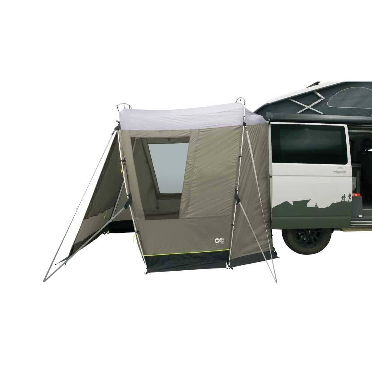 Outwell Busvorzelt Heckzelt Desert Van inkl. Gestaengeset Stahl- Teppich und Unterlage - 111556