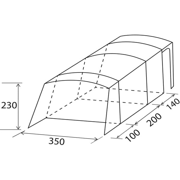 Brunner Busvorzelt ADVANTOURER freistehend