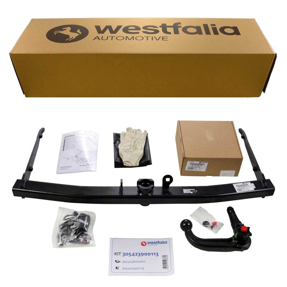 WESTFALIA Abnehmbare Anhängerkupplung Audi Q3 09/2011-06/2018 im Set inkl. 13-pol. E-Satz Westfalia Abnehmbare Anhaengerkupplung fuer Audi Q3 -BJ 09-2011-06-2018- - im Set mit 13-pol. fahrzeugspezifischem Elektrosatz - 305423900113