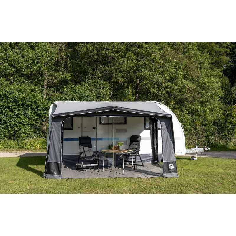 REIMO TENT Wohnwagenvorzelt BOLOGNA 400 x 240 cm Stahl-Gestaenge - 936373