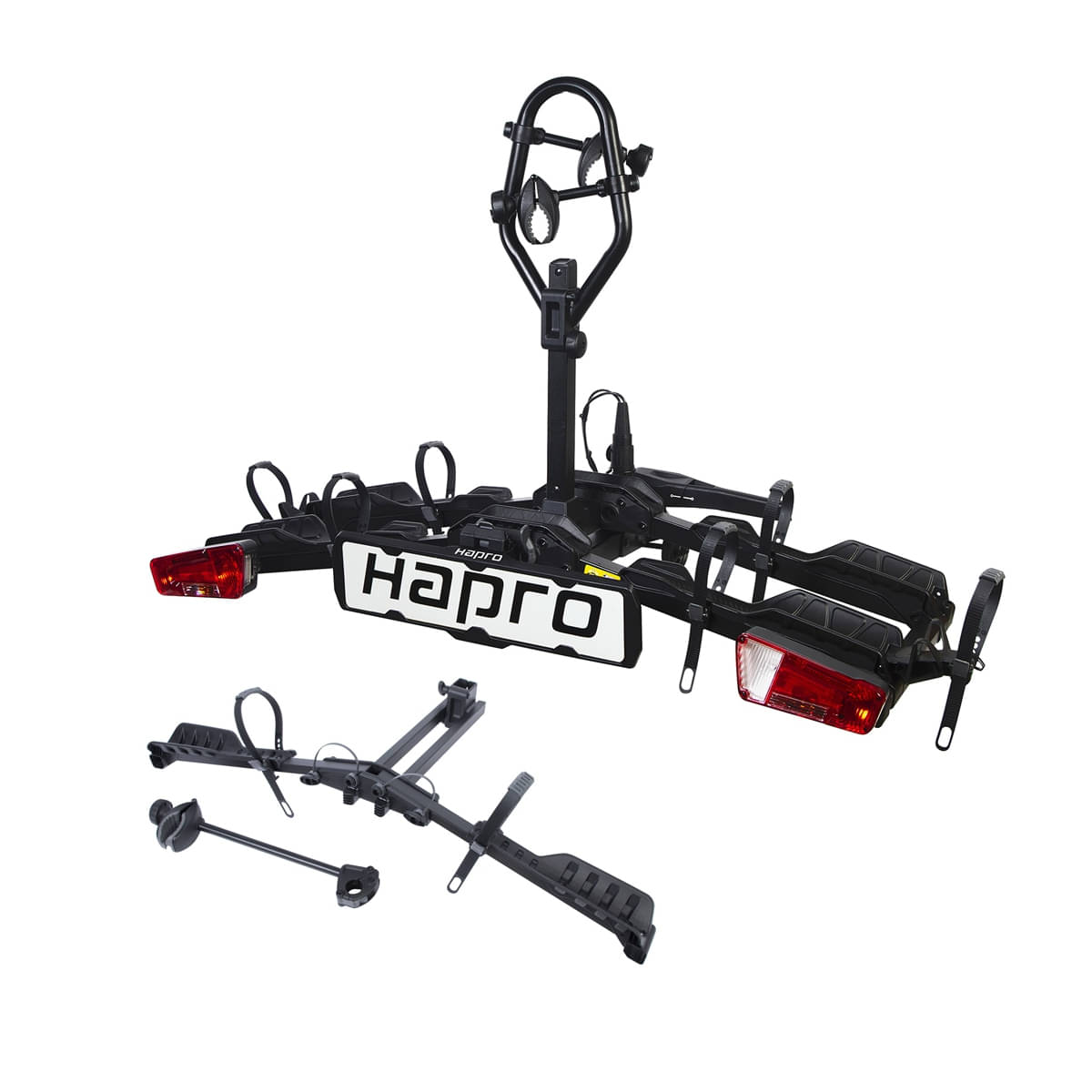 Hapro Atlas Premium Xfold II 2.0 Fahrradträger faltbar 2 Fahrräder 34717 für 3 Räder 2+1 Hapro Atlas Premium Xfold II 2.0 Fahrradtraeger faltbar 2 Fahrraeder 34717 fuer 3 Raeder 2-1