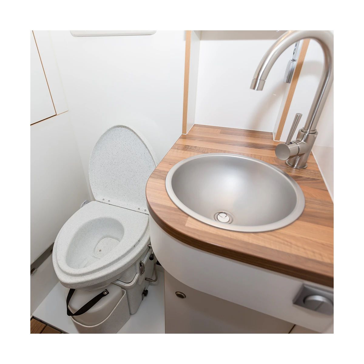 Natures Head® Komposttoilette mit Spider Handle Handkurbel NH001