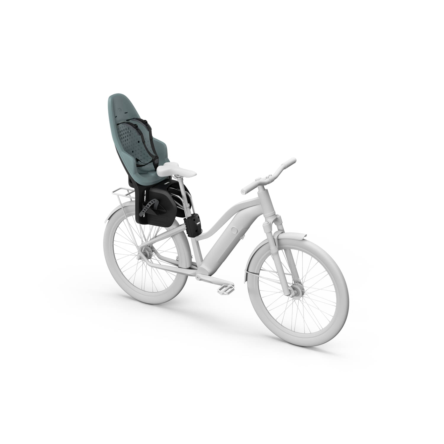 THULE Yepp 2 Maxi Fahrradkindersitz Rahmenmontage Mid Blue - 12041202