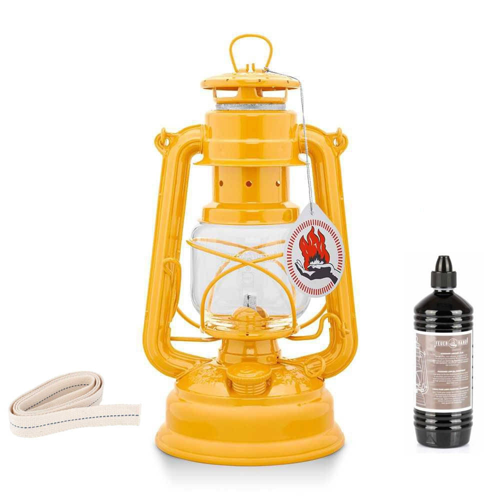FEUERHAND Sturmlaterne 276 Signal Yellow Komplett-Set 2.0