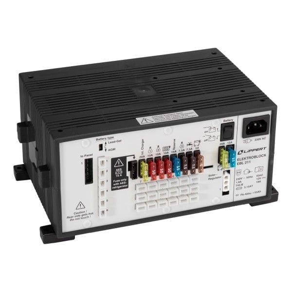 LIPPERT SCHAUDT Elektroblock EBL 211 mit Kontrolltafel LIPPERT -ehem. SCHAUDT- Elektroblock EBL 211 mit Kontrolltafel 9990321