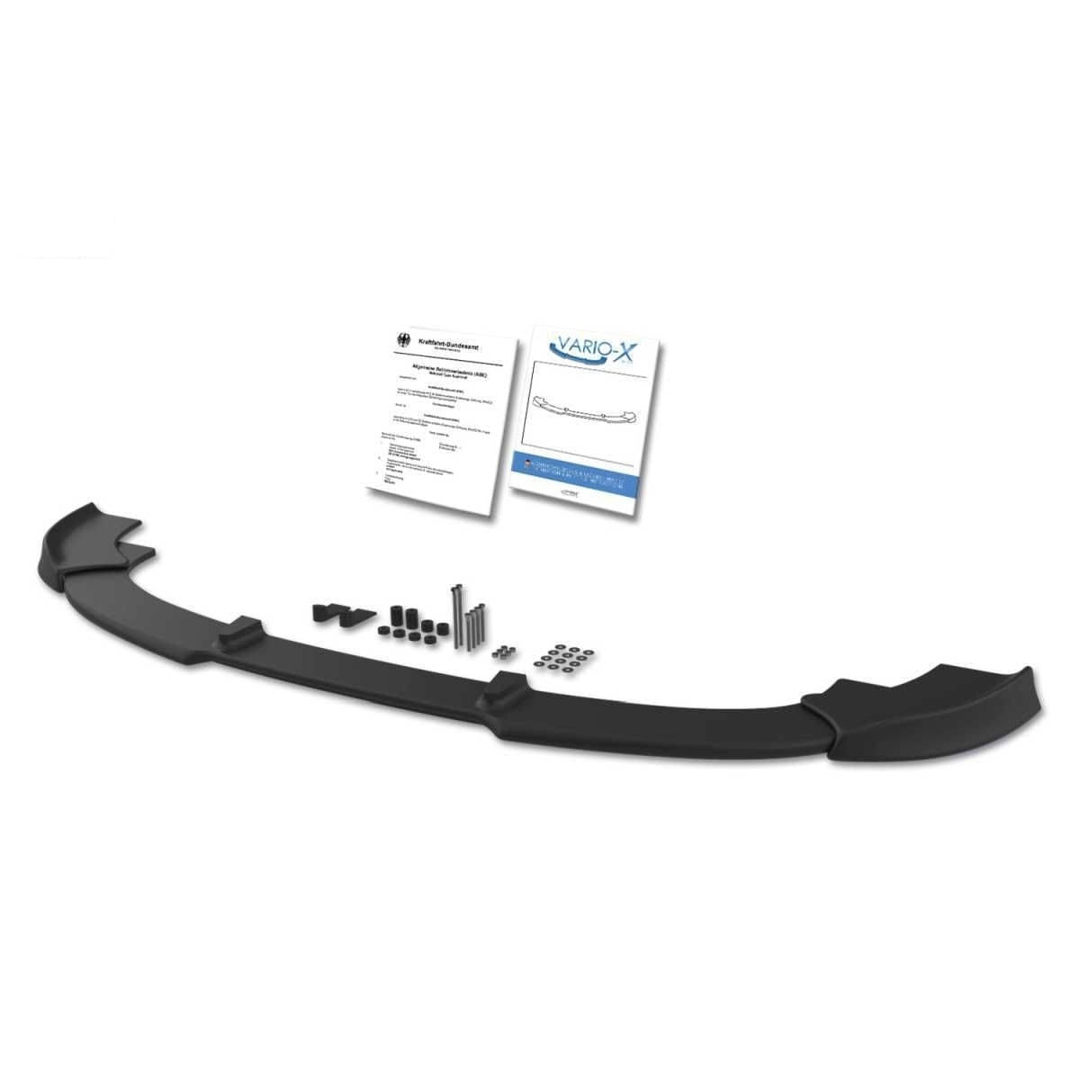 RDX Racedesign Frontspoiler Frontlippe VARIO-X fuer VW T5 Multivan Bj. 2009-2015 mit lackierter Stossstange - RDFAVX30595