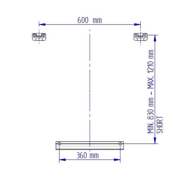 Fahrradtraeger BR-SYSTEMS BIKE LIFT Short Rail