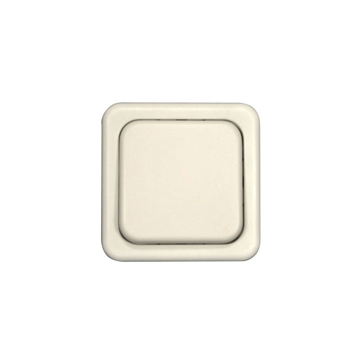 INPROJAL System 10.000 Ausschalter mit Abdeckrahmen 1-fach grau - 10710-1 VP91G