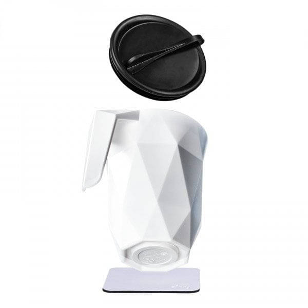 SILWY Magnet Coffeecup mit Metall Nano Gel Pad und Deckel S030-1401-1