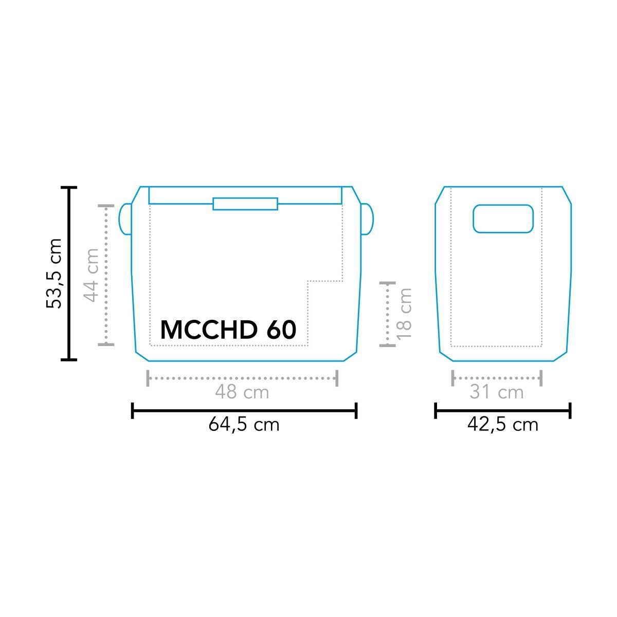 Mestic MCCHD-60 Kompressorkuehlbox - 1503590