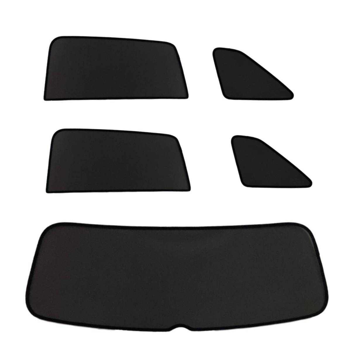 WINDESA SunClip Sonnenschutz - Sichtschutz Skoda Kodiaq 2 ab Bj. 2024 Set ABC - sun-10434abc