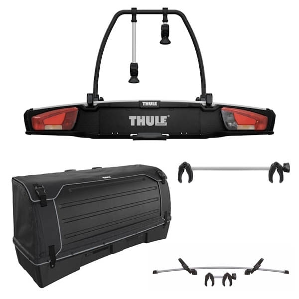 THULE 938 VeloSpace XT 2 Fahrradtraeger Set inkl. 9383 Heckbox 9381 Erweiterung