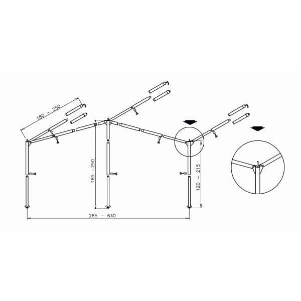 DWT Gestaenge Standard Stahl 25x1 mm - 25712