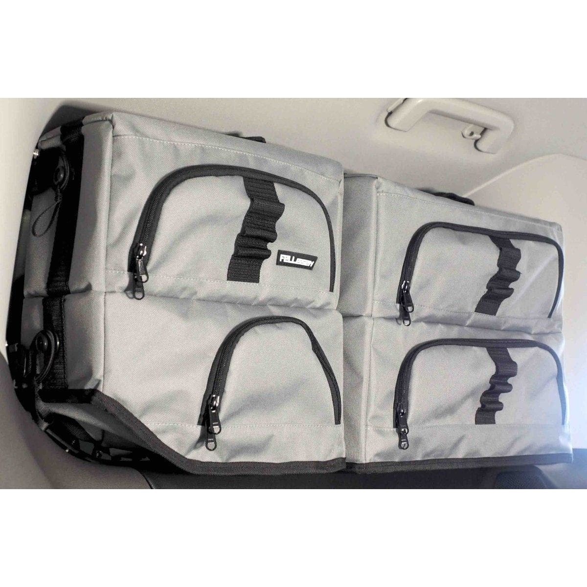 Fenstertaschen-Set FELLEISEN 2x Fenstertaschen fuer Ford Tourneo Custom L1 bis Bj. 2023- Fahrerseite- Hellgrau- ohne Thermomatte TST 0102 22-A