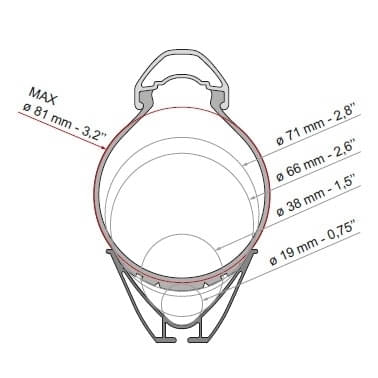 FIAMMA Carry Bike MB V-Klasse Vito Premium Fahrradtraeger fuer 4 Fahrraeder - 02096B14- 08831A01- 08831C01- 98656M566