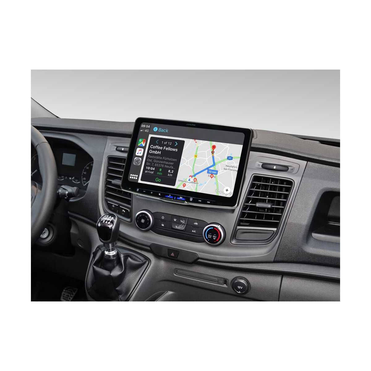 ALPINE HALO 11 Digital-Media-Station Ford Transit Custom ab Bj. 2018 iLX-F115TRA