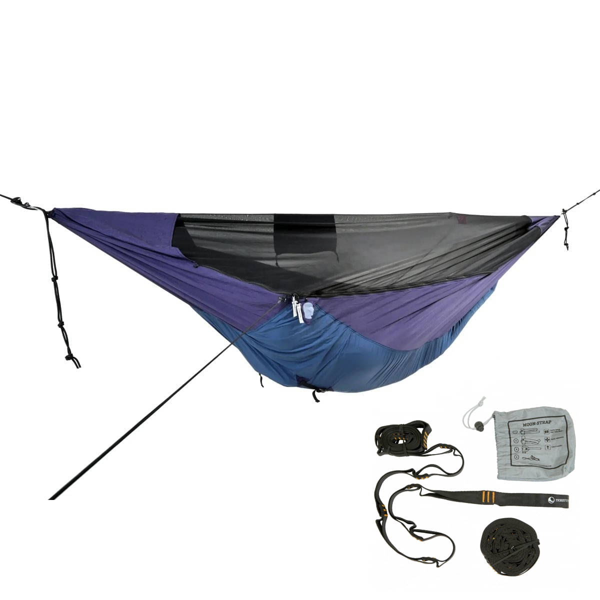 TICKET TO THE MOON ProMat Hammock Hängematte Navy Blue inkl. Moon Straps TICKET TO THE MOON ProMat Hammock Haengematte Navy Blue inkl. Moon Straps - TMPROMAT06 TMSTRAP