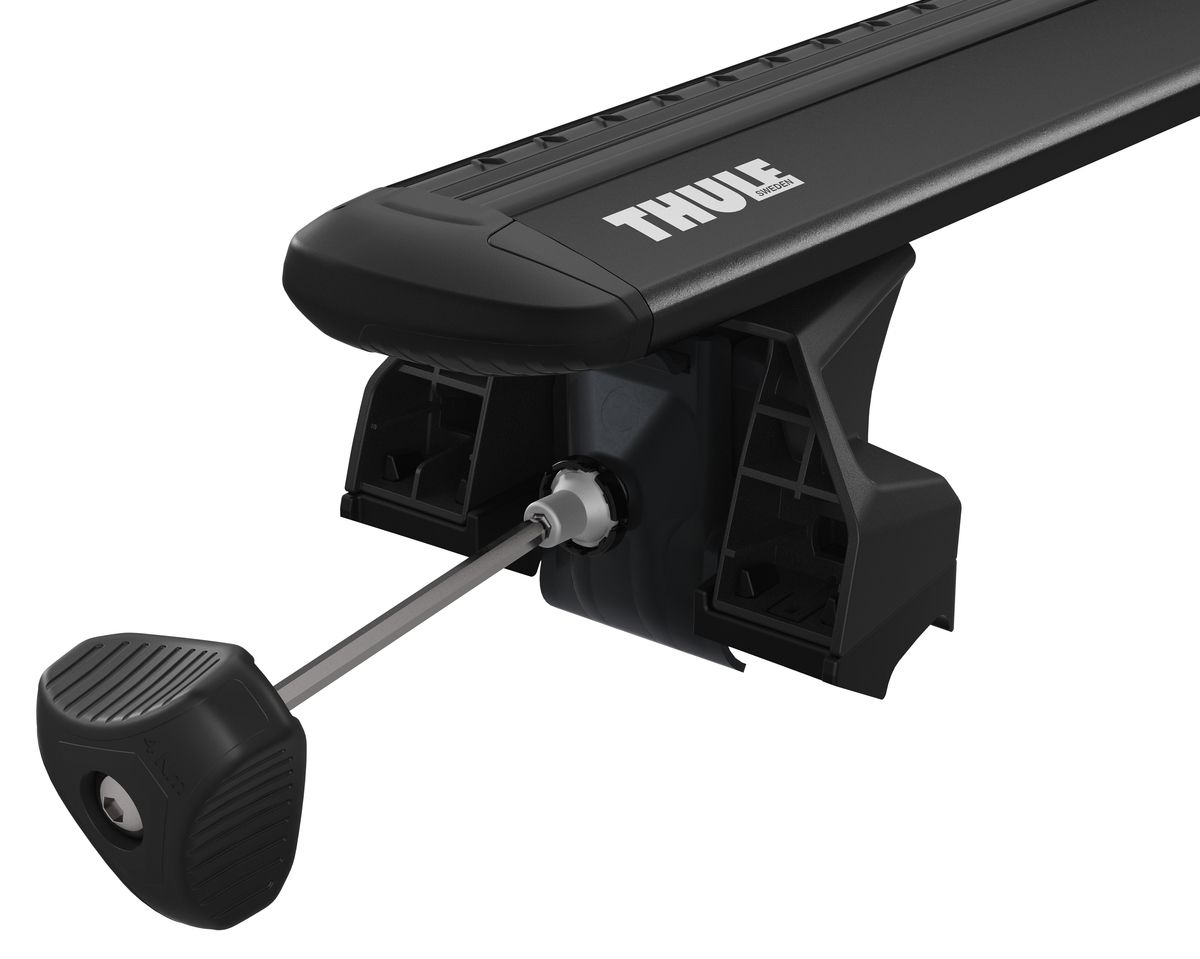 Kompletter THULE Dachtraeger Evo mit WingBar Evo Black Aluschienenprofilen