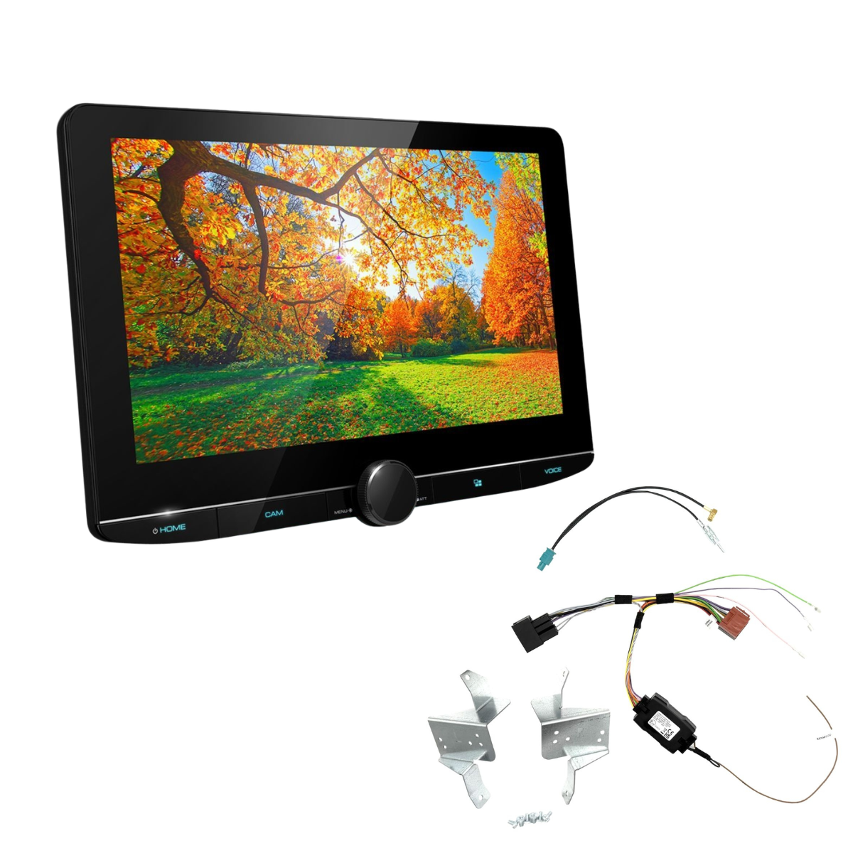 KENWOOD DMX9724XFS-CAMPER inkl- Installations-Kit mit LFB fuer Ford Transit Custom ab Bj. 2018 - DMX9724XDS-CAMPER KITFOPROFB