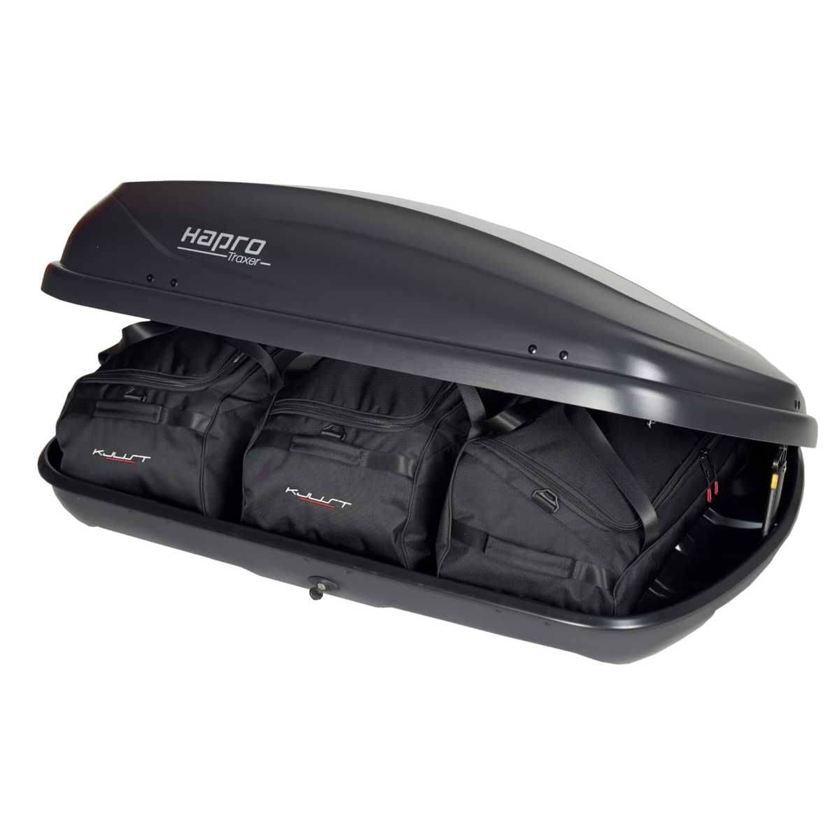 KJUST Dachboxen Taschen Set fuer Dachbox HAPRO TRAXER 4.6 3er-Set - 13247