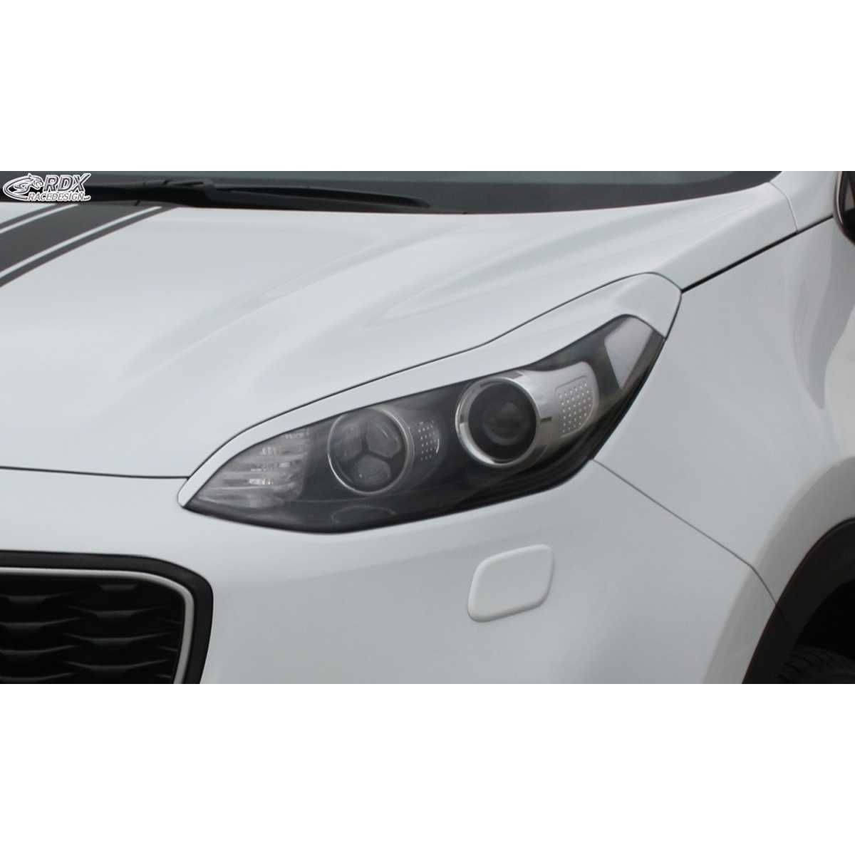 RDX Racedesign Scheinwerferblenden Boeser Blick fuer KIA Sportage QL-QLE Bj. 2015-2022 - RDSB172