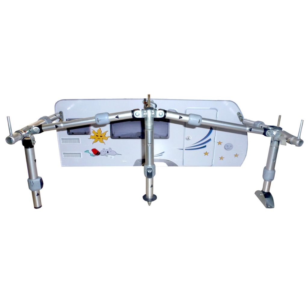 ALU-LINE Stab 3-teilig Easy-System 28-25-22mm-Alu 115-270 cm